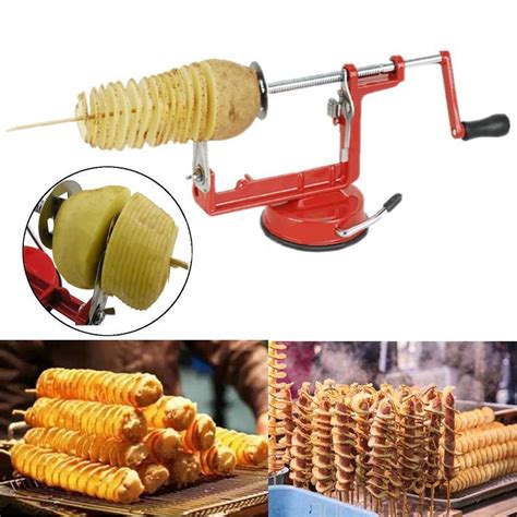Ready Stock Potato Spring Machine Spiral Twister Potato Slicer Promo