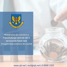 Sfs Informeaz Despre Calculul Impozitului Pe Venit De C Tre Persoanele