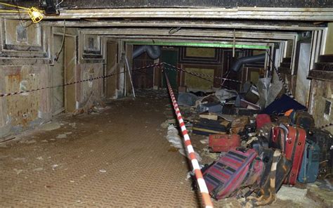 An Area Inside The Costa Concordia Cruise Liner At Giglio Island Taken