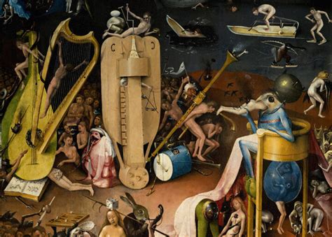 Hieronymus Bosch - The Garden of Earthly Delights - Detailed Drawings