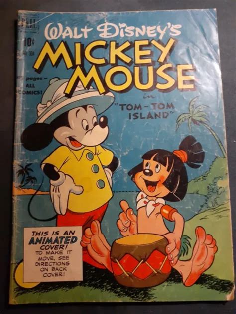 Dell Comic Book Walt Disney S Mickey Mouse In Tom Tom Island No