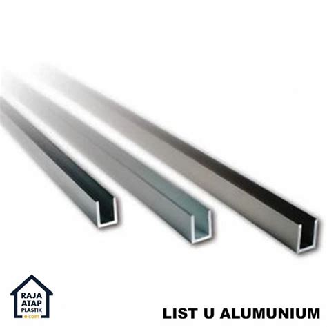 Jual List U Profil Alumunium