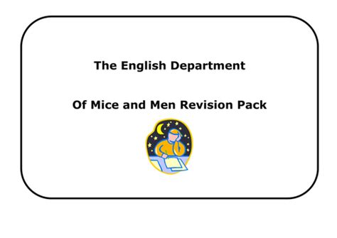 Of Mice And Men Review Teaching Resources