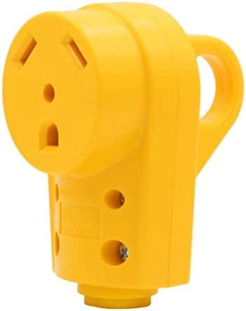 PEAKTOW PTR0152 Heavy Duty 30Amp RV Replacement Female Plug Receptacle