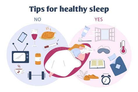 Young Girl Sleep In Bed And Well And Bad Habits Healthy Sleeping Tips