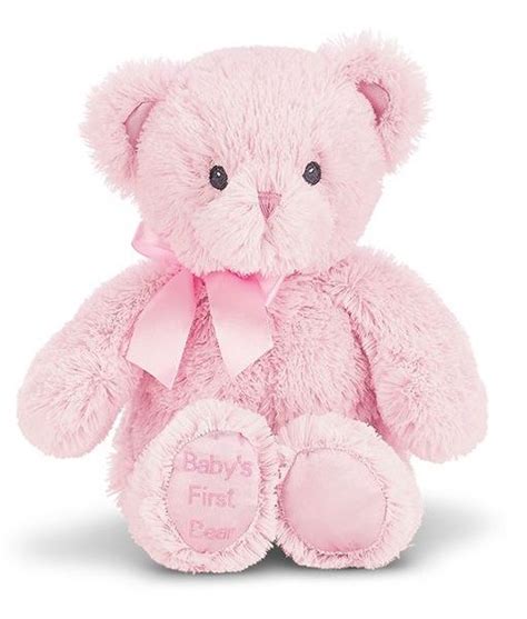 Bearington Baby Collection Baby S First Bear Pink Hearts