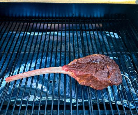 Traeger Smoked Tomahawk Steak