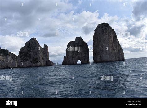 The Faraglioni Of Capri Stock Photo Alamy