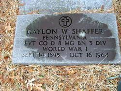 Gaylon W Shaffer Find A Grave Memorial