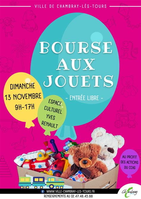 Lancement des inscriptions à la Bourse aux jouets 2022 Chambray lès Tours