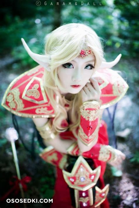 Blood Elf Priest World Of Warcraft Naked Cosplay Asian 30 Photos