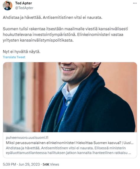 Kasvismafioso On Twitter Kokoomuksessa Menee Nyt Lujaa Osa Tuomitsee