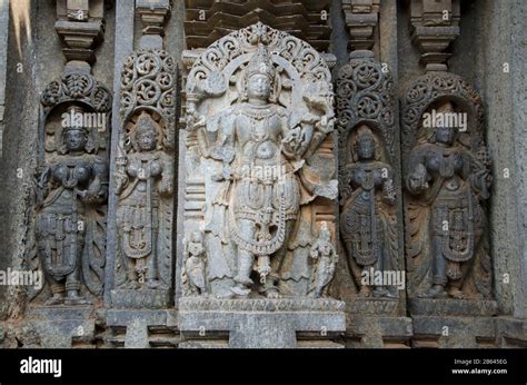 Carved Idols On The Chennakesava Temple Is A Vaishnava Hindu Temple