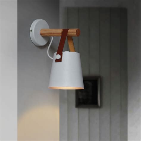 NOVA Wooden Lantern Nordic Hanging Wall Lamp Luxury Modern Decor