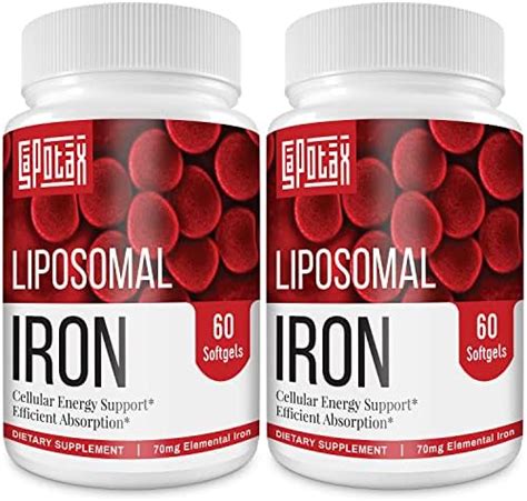 Amazon Iron Supplement Mg Liposomal Iron With Folic Acid