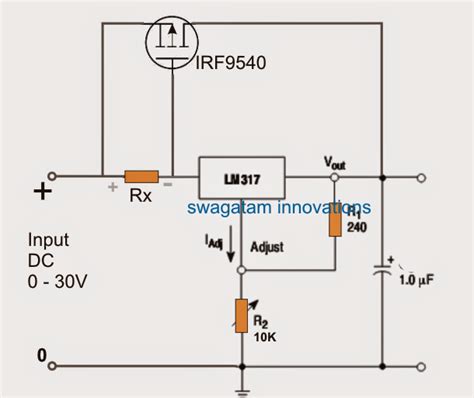 Lm317 Ic Circuit Diagram Lm317 Ccs Schematic And Tutorial Pa