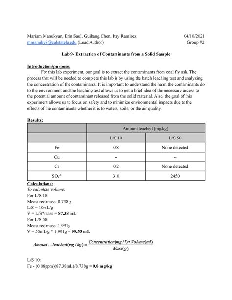 Lab 9 Report Lab 9 Report Mariam Manukyan Erin Saul Guihang Chen