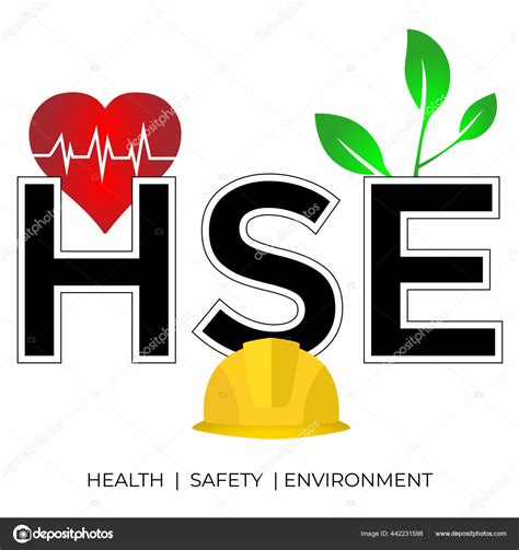 Health Safety Environment Hse Acronym Concept Vector Illustration Square Format Stock Vector By