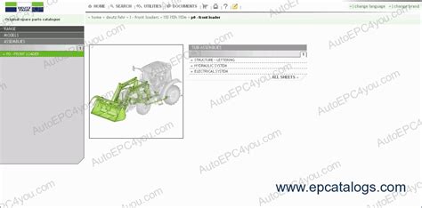 Deutz-Fahr SDF e-Parts Spare Parts Catalog Download