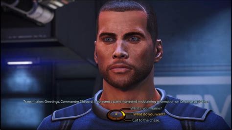 Shadow Broker Agent Tries To Bribe Shepard For Cerberus Intel Mass Effect Le Me1 4k Clips