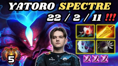 🔥 Yatoro Spectre Hard Carry Highlights 22 Kills 🔥 Insane Haunt Ez Kill Dota 2 Youtube