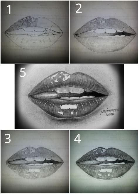 How To Draw Lips With Colored Pencils Step By Step - If at you is, it ...