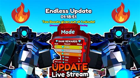 Toilet Tower Defense Endless Mode Update Youtube