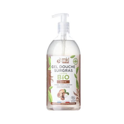 MKL GREEN NATURE Gel douche surgras karité bio 1L Parapharmacie