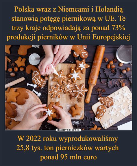 Polska Wraz Z Niemcami I Holandi Stanowi Pot G Piernikow W Ue Te