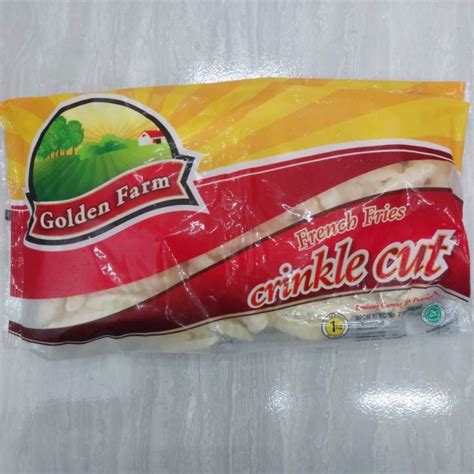 Jual Golden Farm French Fries Crinkle Cut Kg Shopee Indonesia