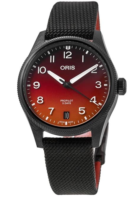 Oris Big Crown Propilot Date Coulson Limited Edition Red Dial Men S