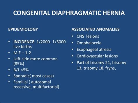 Diaphragmatic hernia