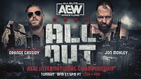 Jon Moxley Vs Orange Cassidy Aew All Out Highlight Youtube