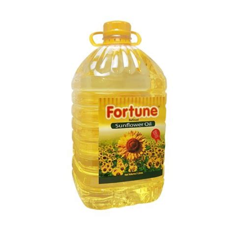 Kg Mono Saturated Fortune Sunflower Oil L Packaging Type Plastic