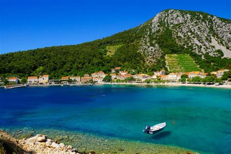 Beautiful Bay In Trstenik On Peljesac Peninsula Dalmatia Croatia