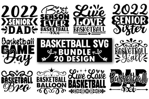 Basketball Svg Design Bundle Graphic By Ar Designstore Creative Fabrica