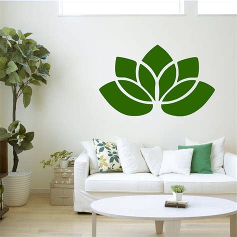 Muur Sticker Lotusbloem Yoga Muur Sticker Door Adnilcreations