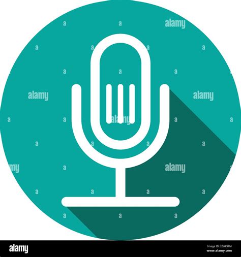 Plantilla Vectorial De Iconos De Micrófono Imagen Vector De Stock Alamy