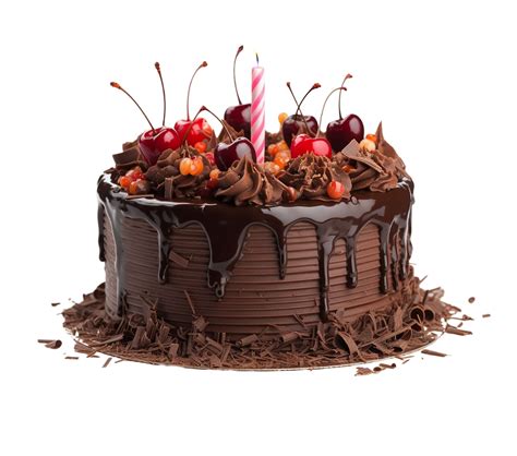 Chocolate Cake Png Happy Birthday Chocolate Cake Ai Generative