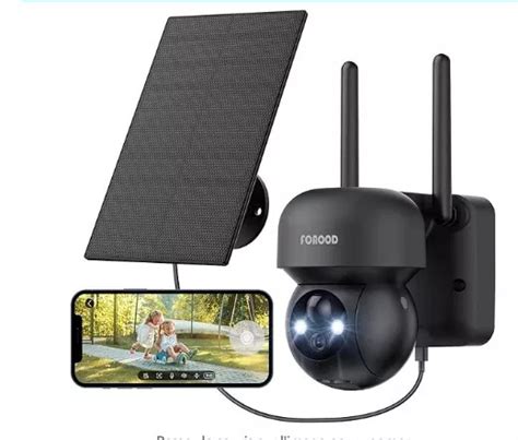 Cam Ra De Surveillance Wifi Ext Rieur Solaire Eur Picclick Fr