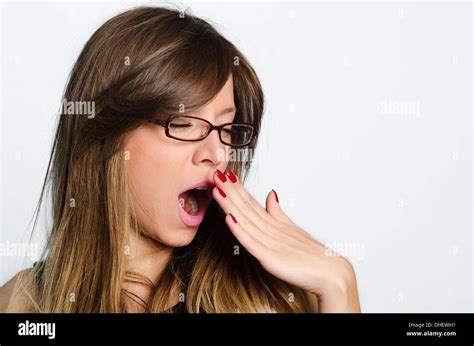 Yawning Woman Hi Res Stock Photography And Images Alamy