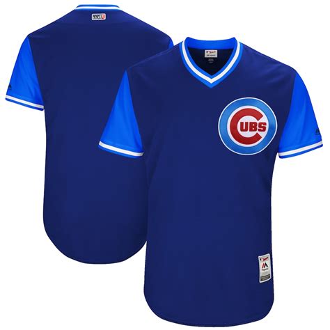 Majestic Chicago Cubs Navy 2017 Players Weekend Authentic Team Jersey