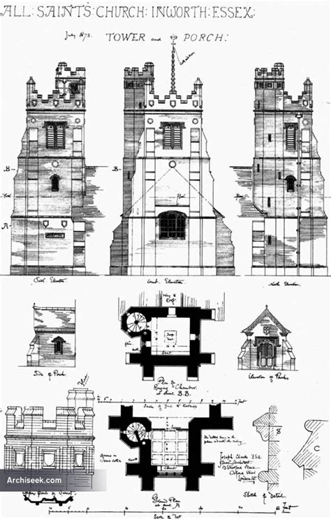 1877 All Saints Church Inworth Essex Archiseek Irish Architecture