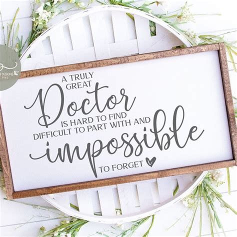 A Truly Amazing Doctor Is Hard To Find And Impossible To Forget Svg Etsy