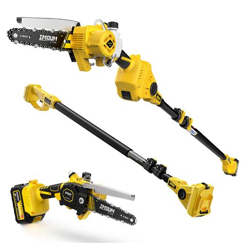 2 In 1 Brushless Pole Saw And 6 Inch Mini Chainsaw Imoum