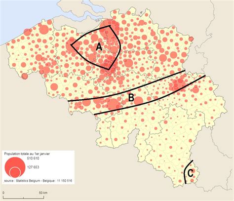 La Répartition De La Population En Belgique Sciences Humaines