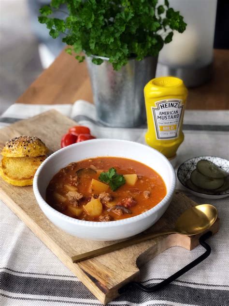 Cheeseburger Suppe köstliches und gesundes Rezept für Fast Food Fans