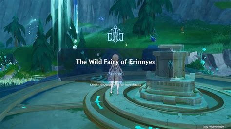 The Wild Fairy Of Erinnyes World Quest Genshin Impact Youtube