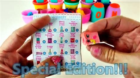 Play Doh Season 3 Shopkins Ultra Rare Polished Pearl Surprise Eggs