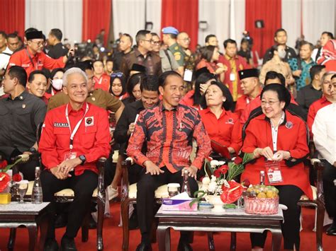 Rakernas Iv Pdip Megawati Menangkan Pileg Dan Ganjar Pranowo Sebagai